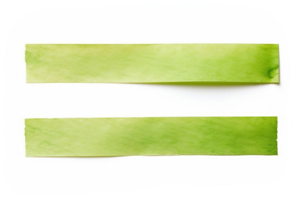 PNG Green adhesive strip paper white background rectangle.