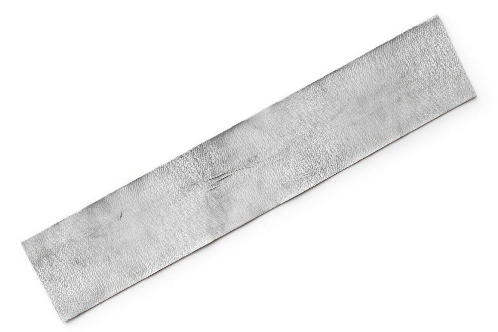 Grey adhesive strip blade white background accessories.