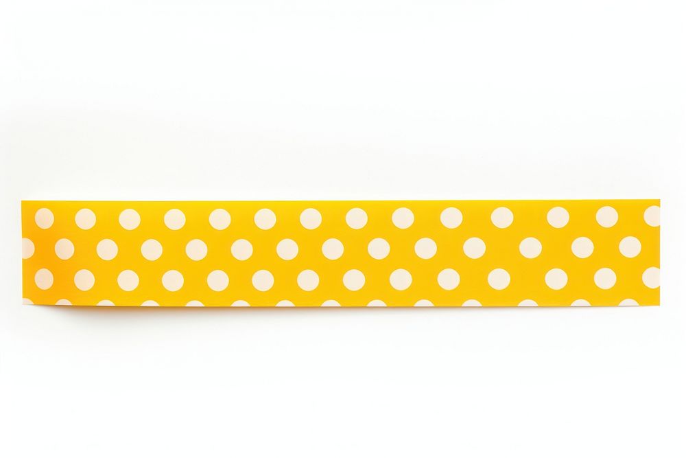 Dot pattern adhesive strip white background rectangle spotted.