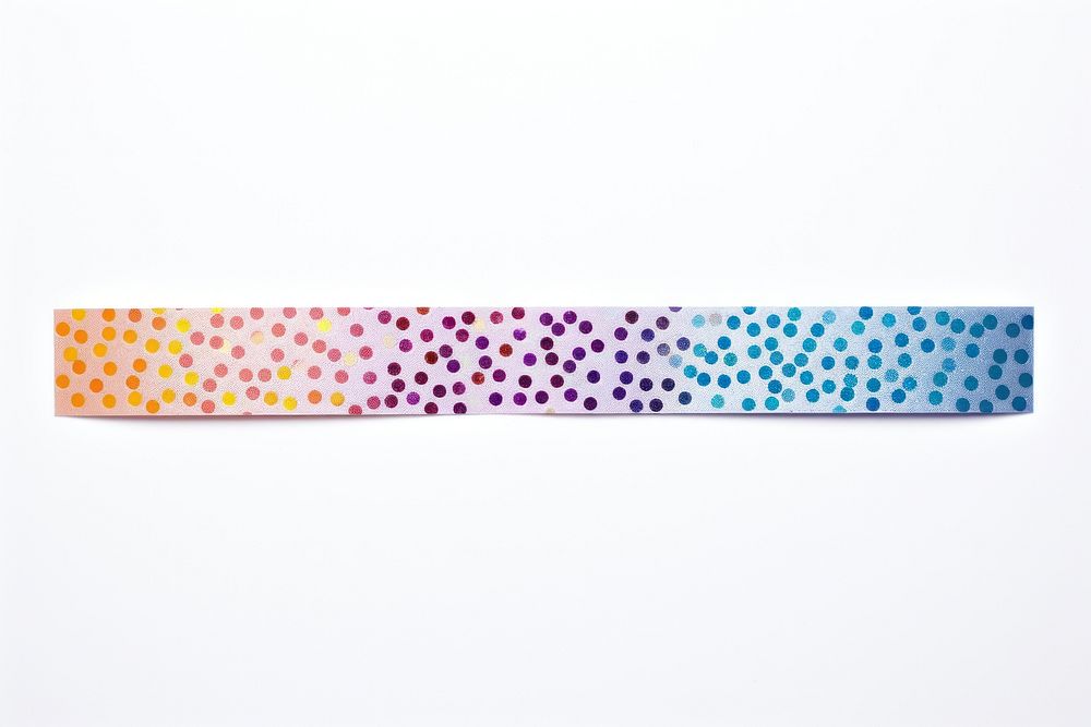 Dot pattern glitter adhesive strip white background accessories rectangle.