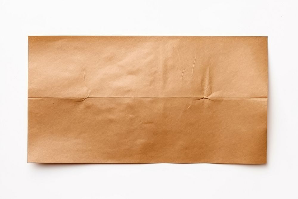 Brown paper adhesive strip backgrounds white background simplicity.