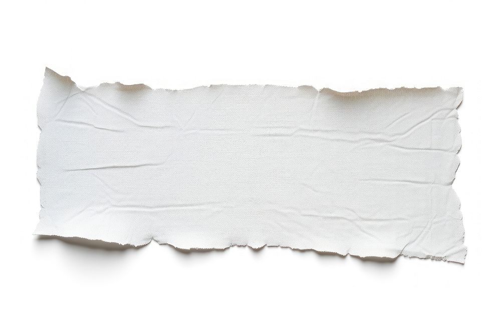 Fabric adhesive strip backgrounds rough white.