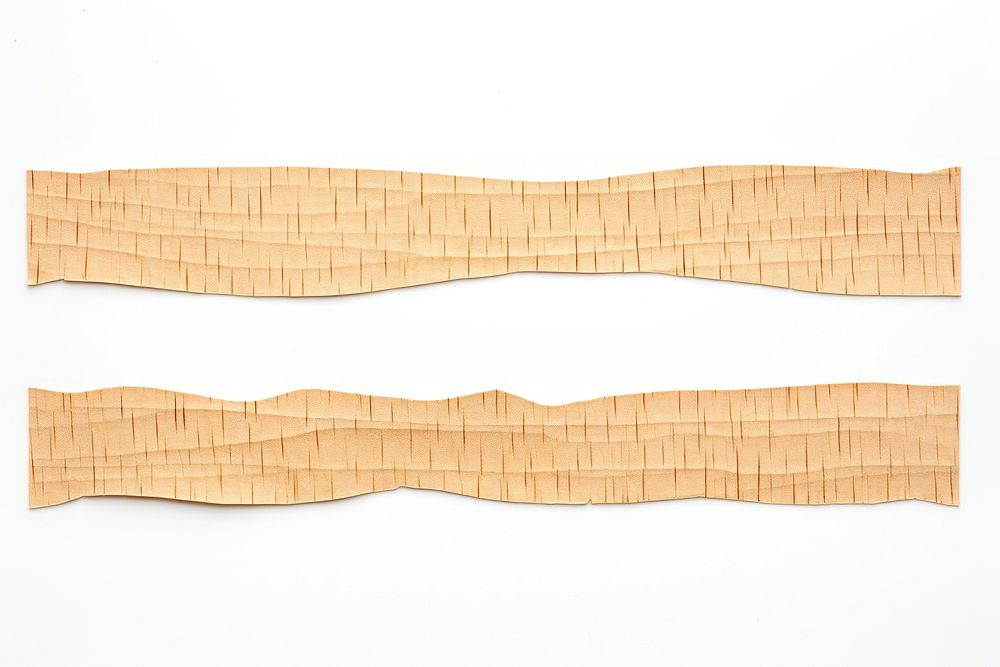 Line pattern adhesive strip wood white background accessories.