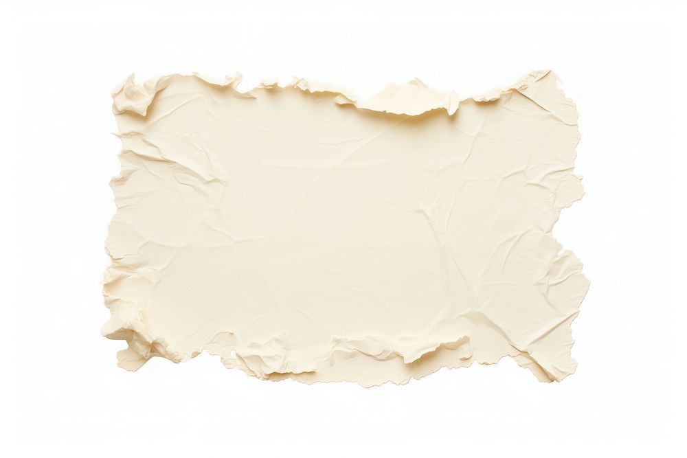 Ripped cream paper backgrounds rough white.