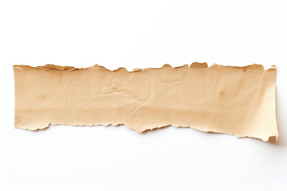 Ripped paper adhesive strip backgrounds white background cardboard.
