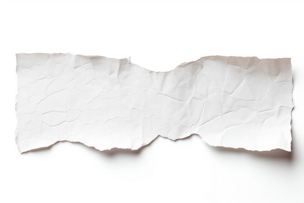 Ripped paper adhesive strip backgrounds white white background.