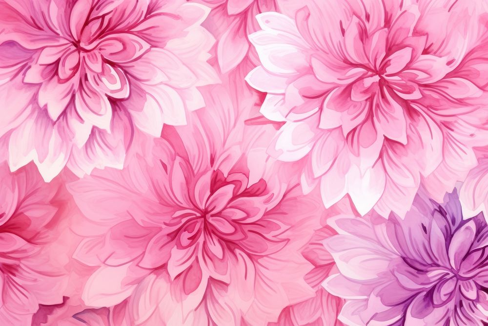 Watercolor flower backgrounds abstract pattern.