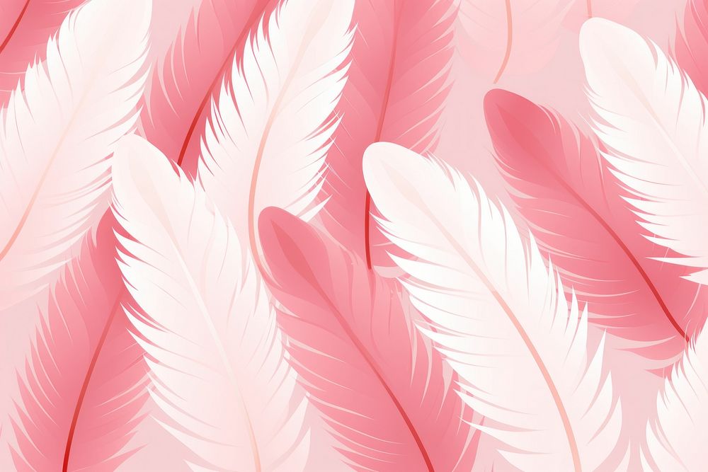 Pink pastel feather patterned backgrounds petal bird.