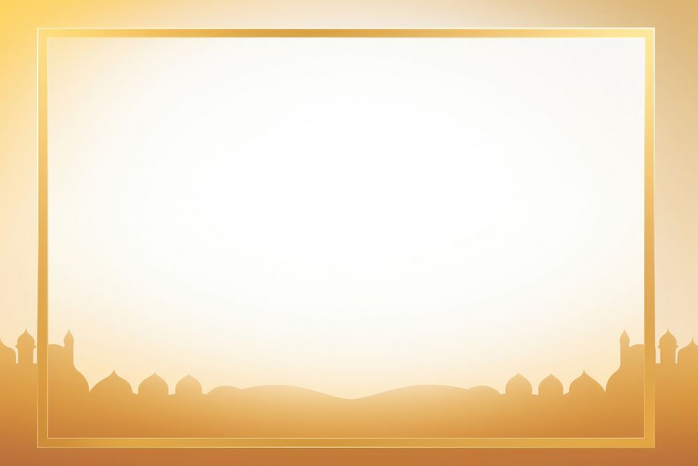 Islamic frame backgrounds outdoors gold.