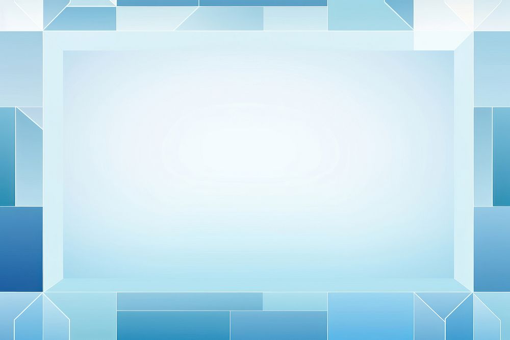Simple geometric border frame backgrounds abstract blue.
