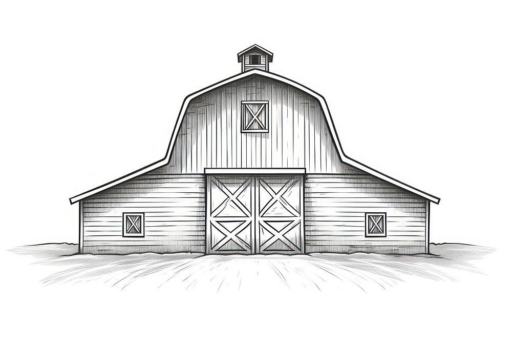 Barn logo architecture building outdoors.
