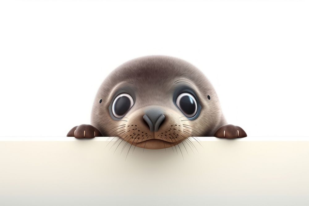 Animal seal wildlife cartoon.