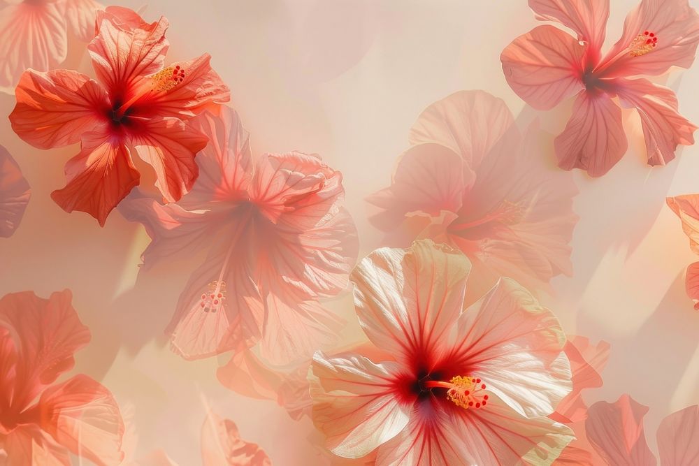 Hibiscus flower backgrounds petal.
