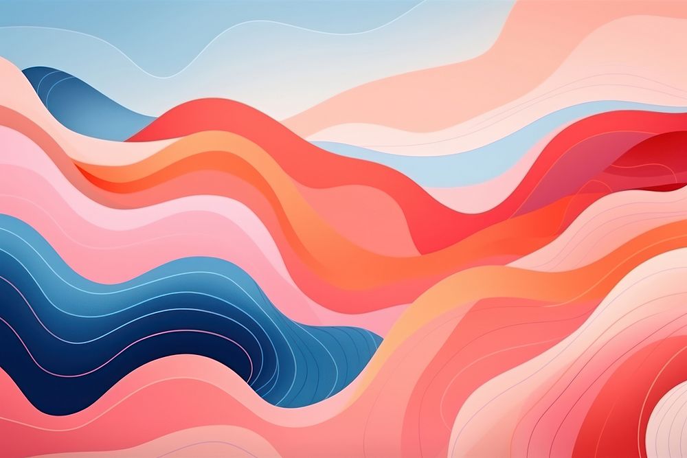 Colorful Landscapes backgrounds abstract pattern.