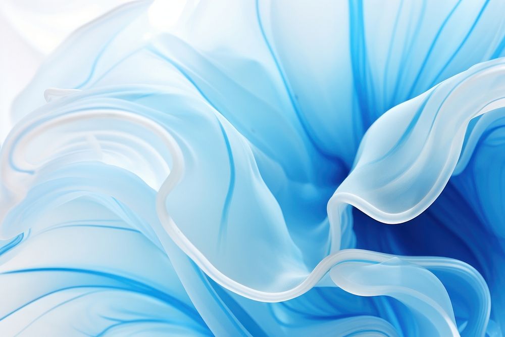 Fantasy transluscent blue mushroom close-up backgrounds abstract fragility.