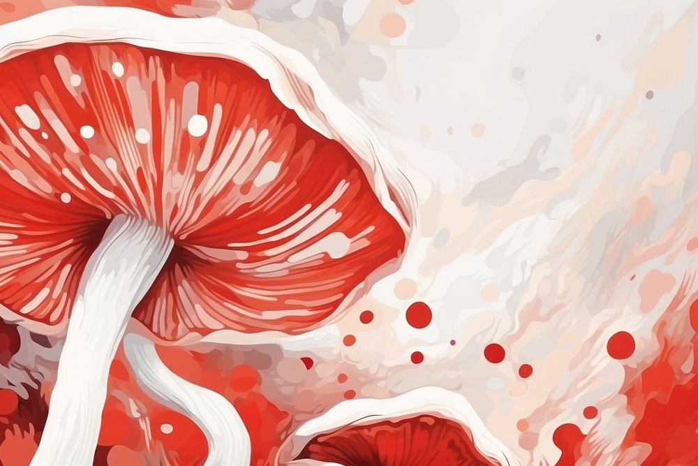 Fly Agaric red and white poisonous mushroom backgrounds fungus agaric.
