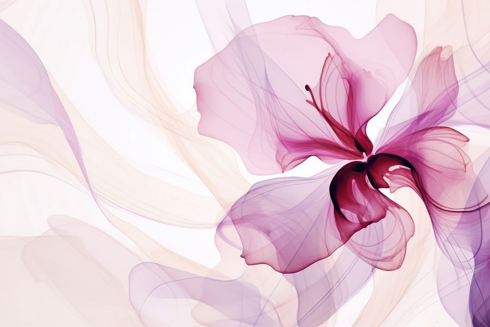 Geometric Orchid backgrounds abstract flower.