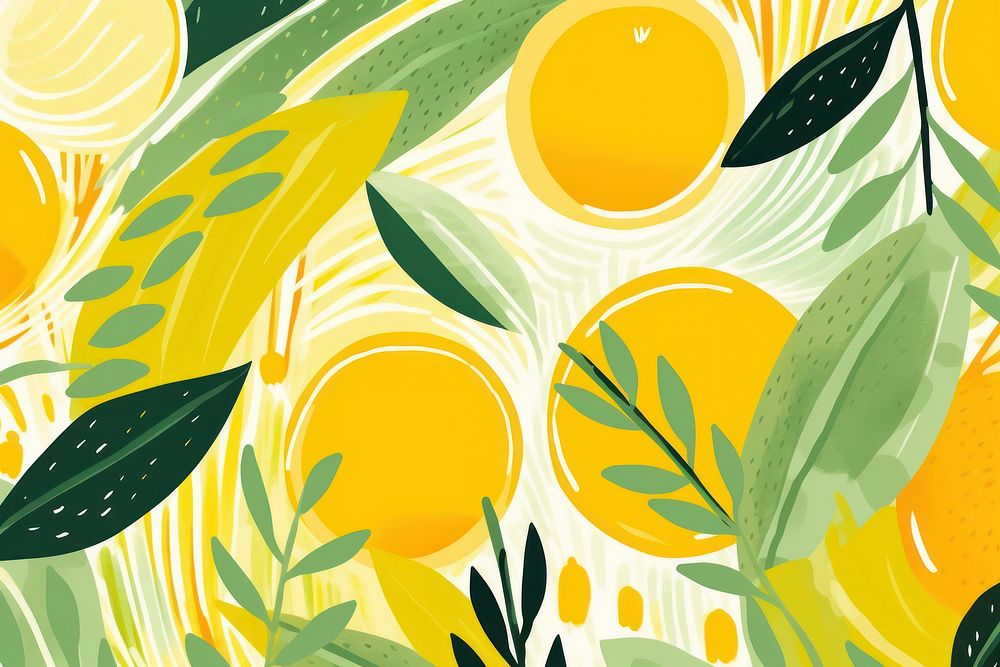 Lemon Forest backgrounds pattern fruit.