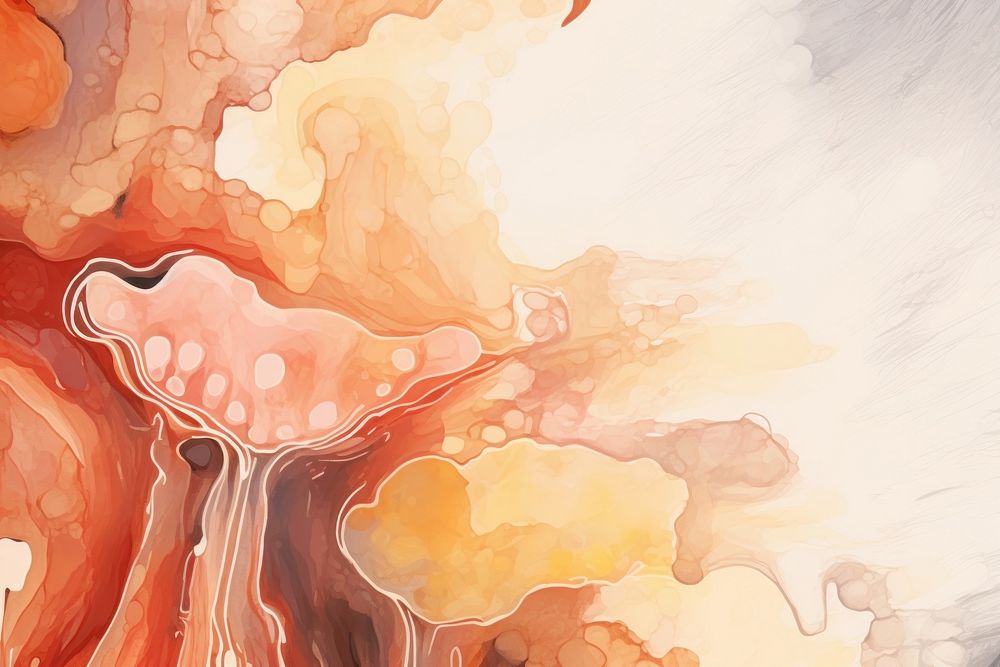 Mushroom backgrounds abstract painting.