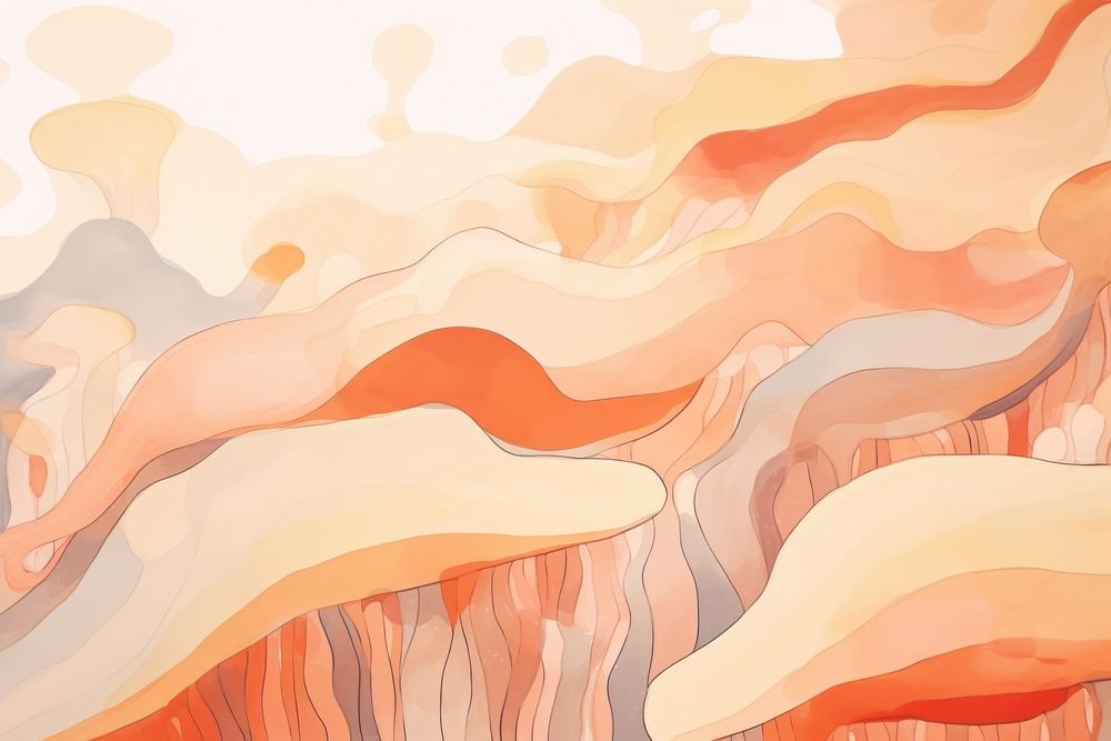 Mushroom details backgrounds abstract painting.