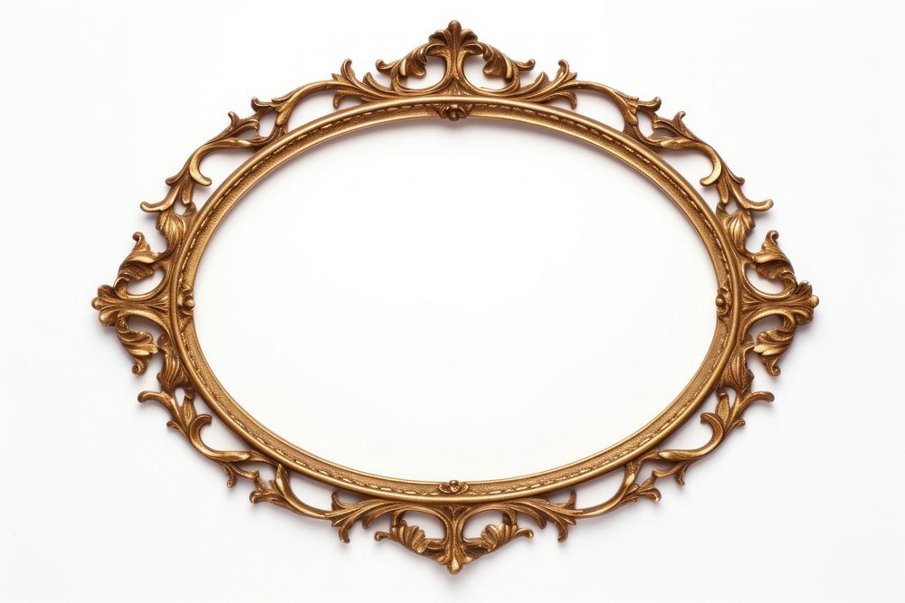 Oval frame vintage rectangle jewelry locket.