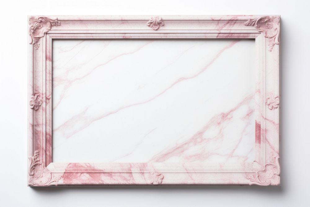 Frame vintage marble texture backgrounds rectangle white background.