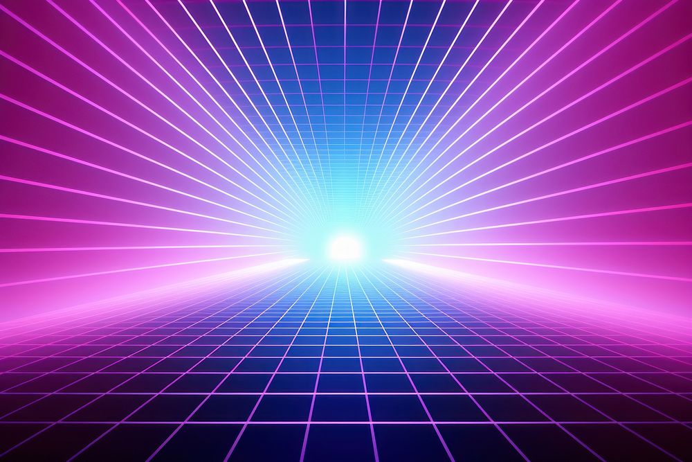Retrowave tunnel backgrounds abstract purple.
