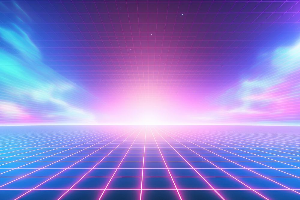 Retrowave blue sky backgrounds abstract purple.