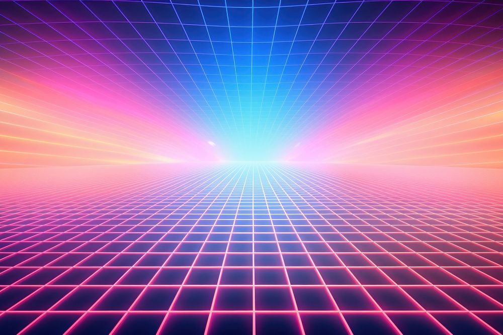 Retrowave game backgrounds abstract pattern.