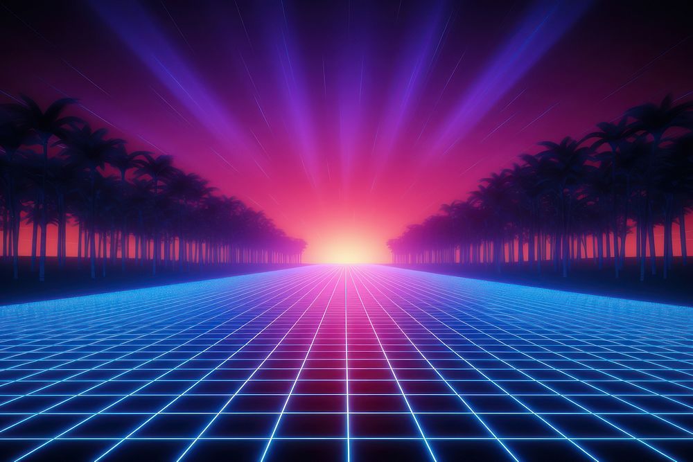 Retrowave graveyard backgrounds abstract outdoors.