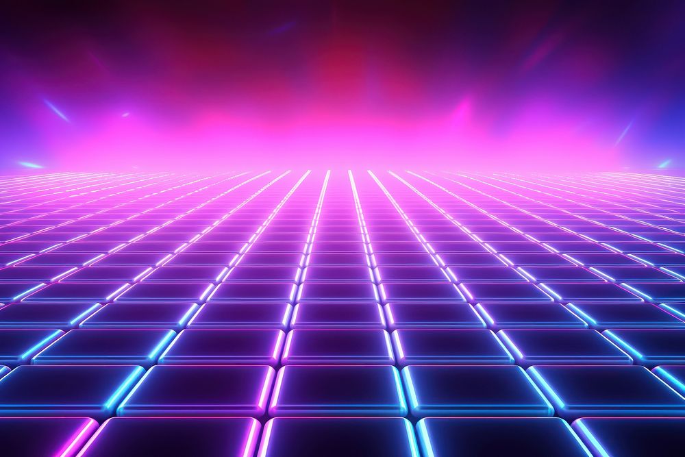 Retrowave nanotechnology backgrounds abstract purple.