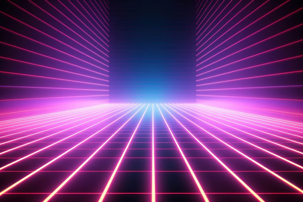 Retrowave neon light backgrounds abstract purple.