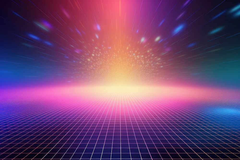 Retrowave particle backgrounds abstract purple.