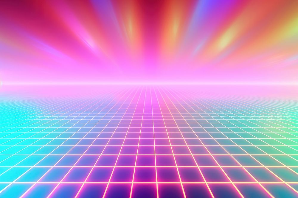Retrowave rainbow backgrounds abstract pattern.