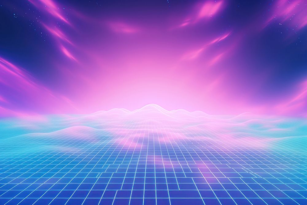 Retrowave sky backgrounds abstract purple.