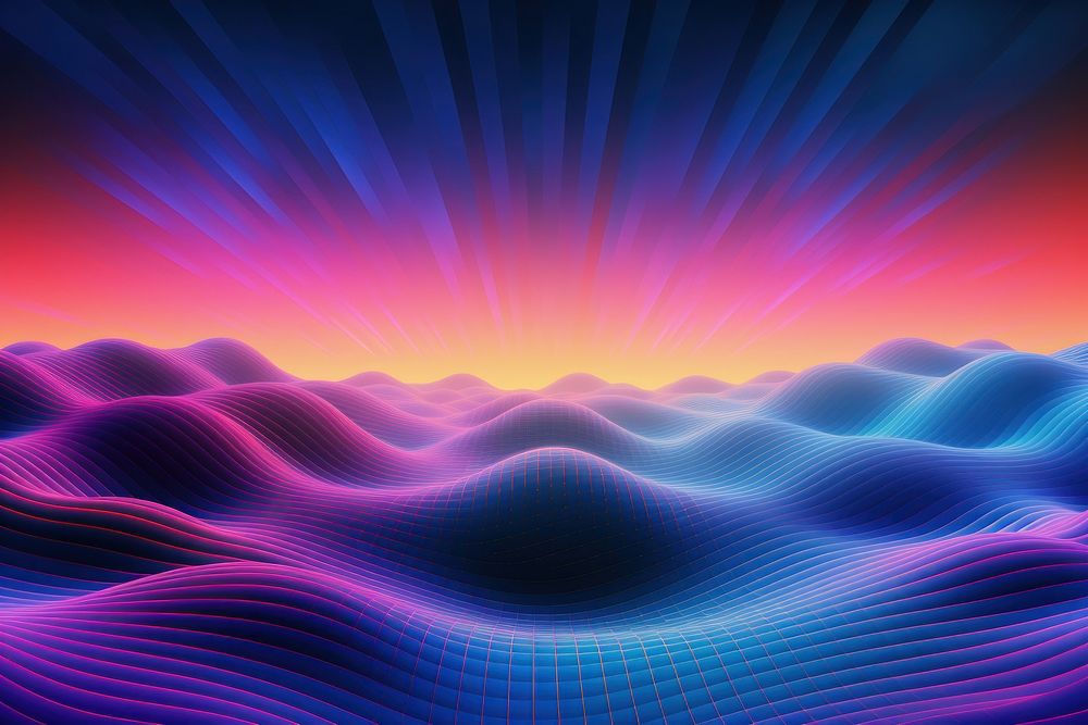 Retrowave cloud backgrounds abstract pattern.