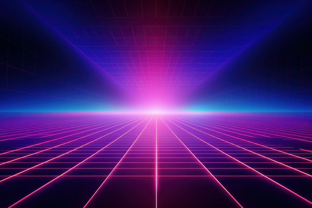 Retrowave technology backgrounds abstract purple.