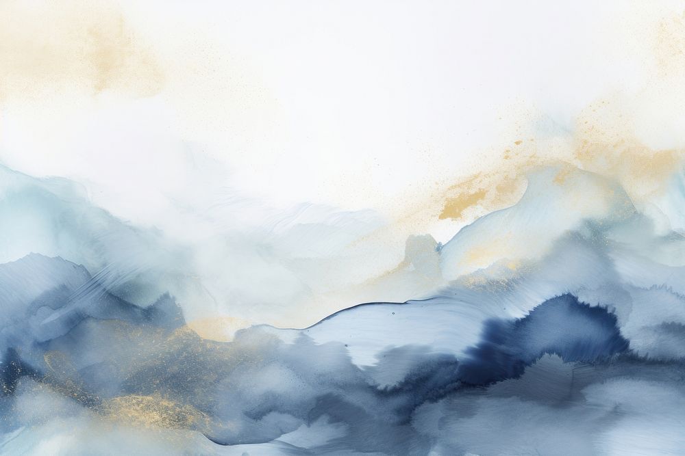 Blue ocean watercolor background painting backgrounds nature.