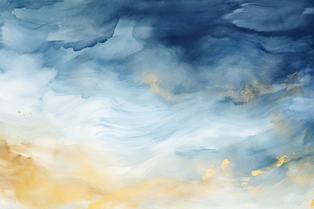 Blue ocean watercolor background painting backgrounds nature.
