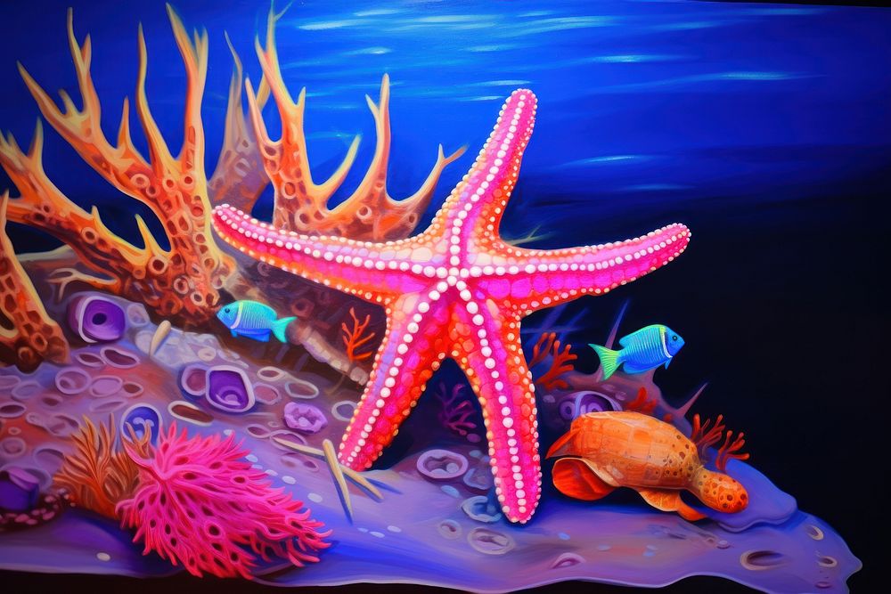 Starfish animal nature marine.