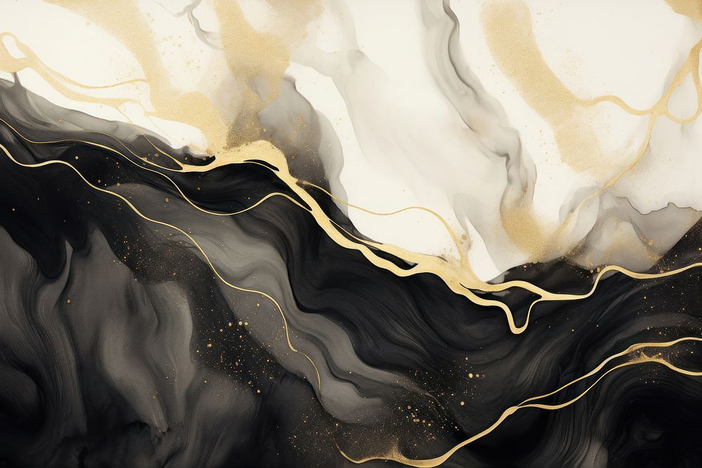 Black marble watercolor background backgrounds painting accessories.
