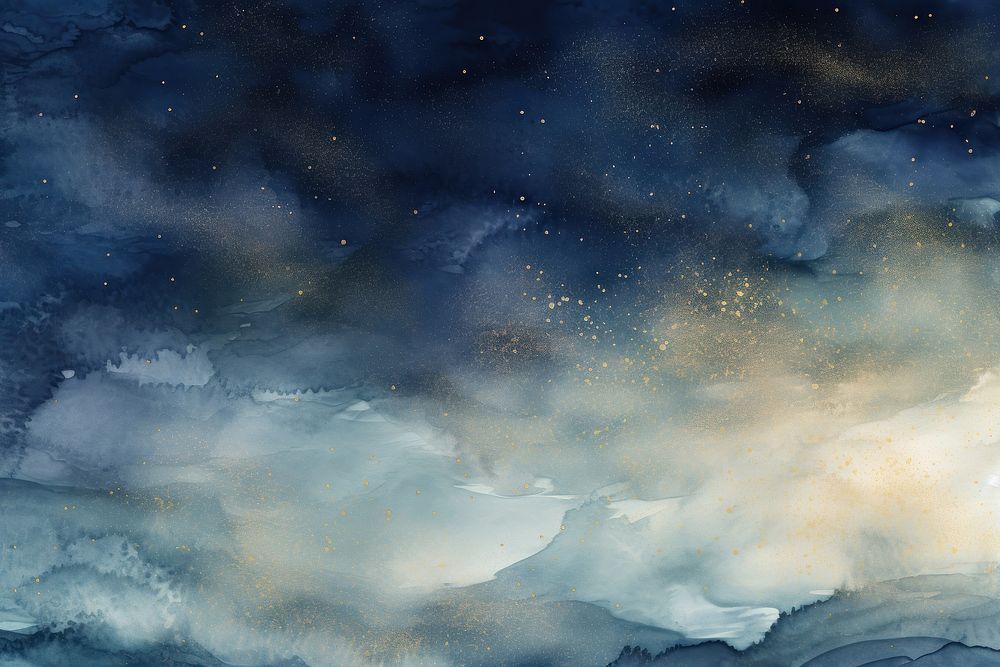 Ocean watercolor background backgrounds astronomy nature.