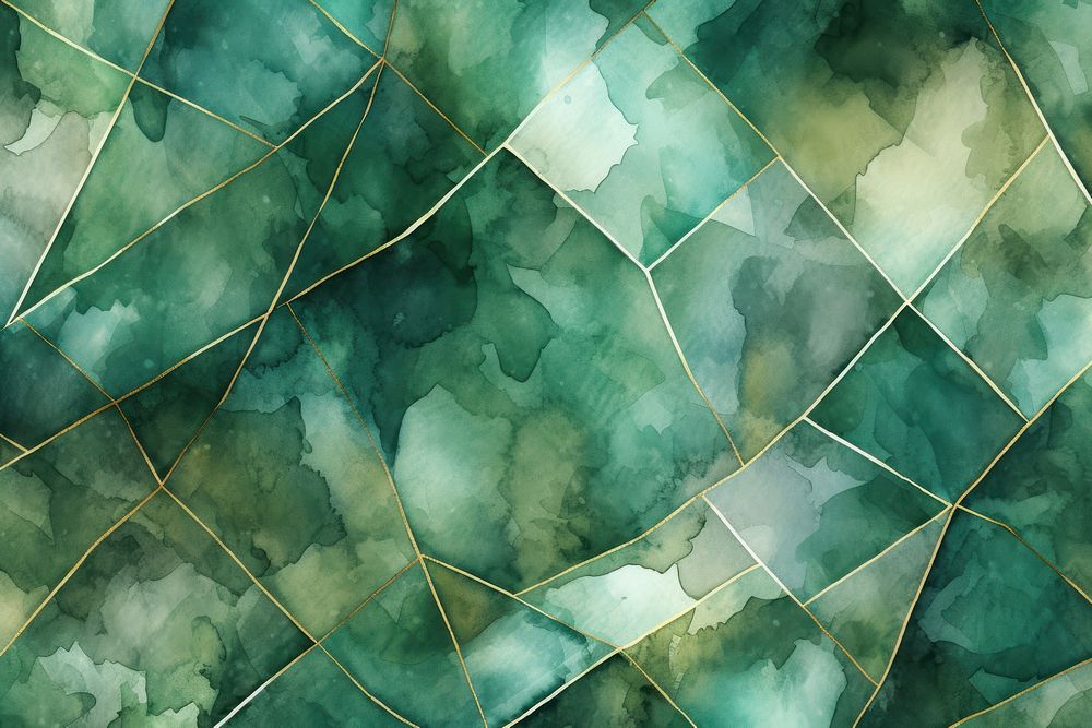 Emerald pattern watercolor background backgrounds leaf accessories.