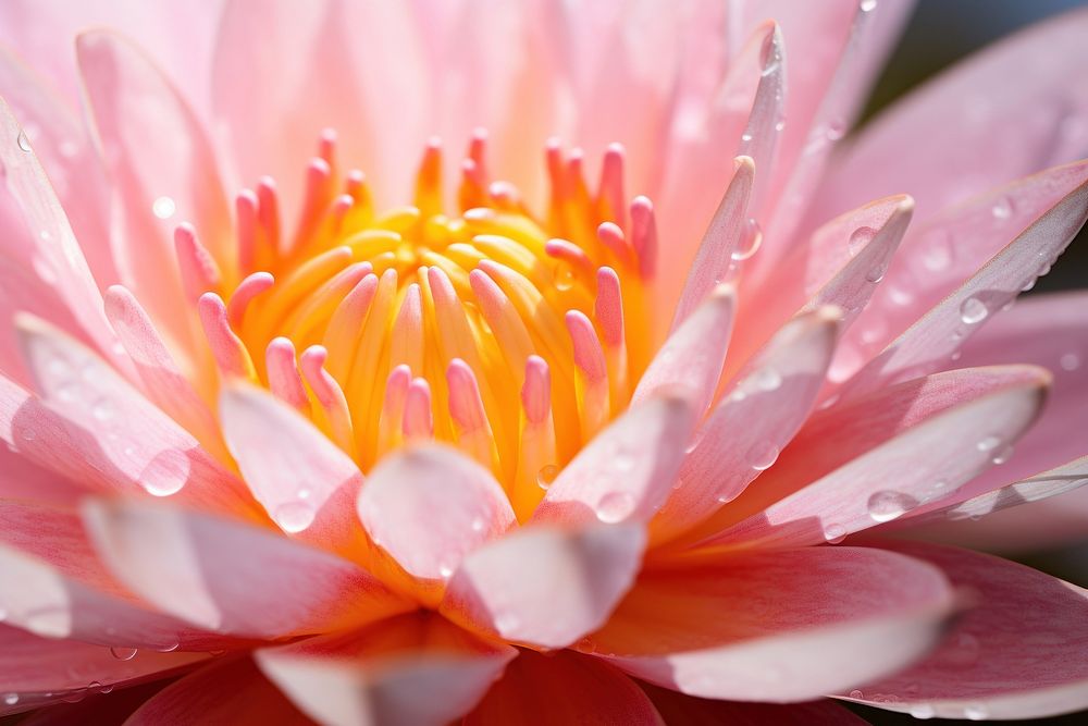 Extreme close up of lotus blossom flower petal.