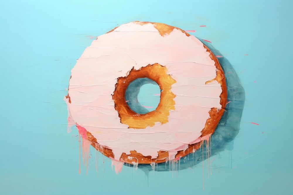 Donut donut food text.
