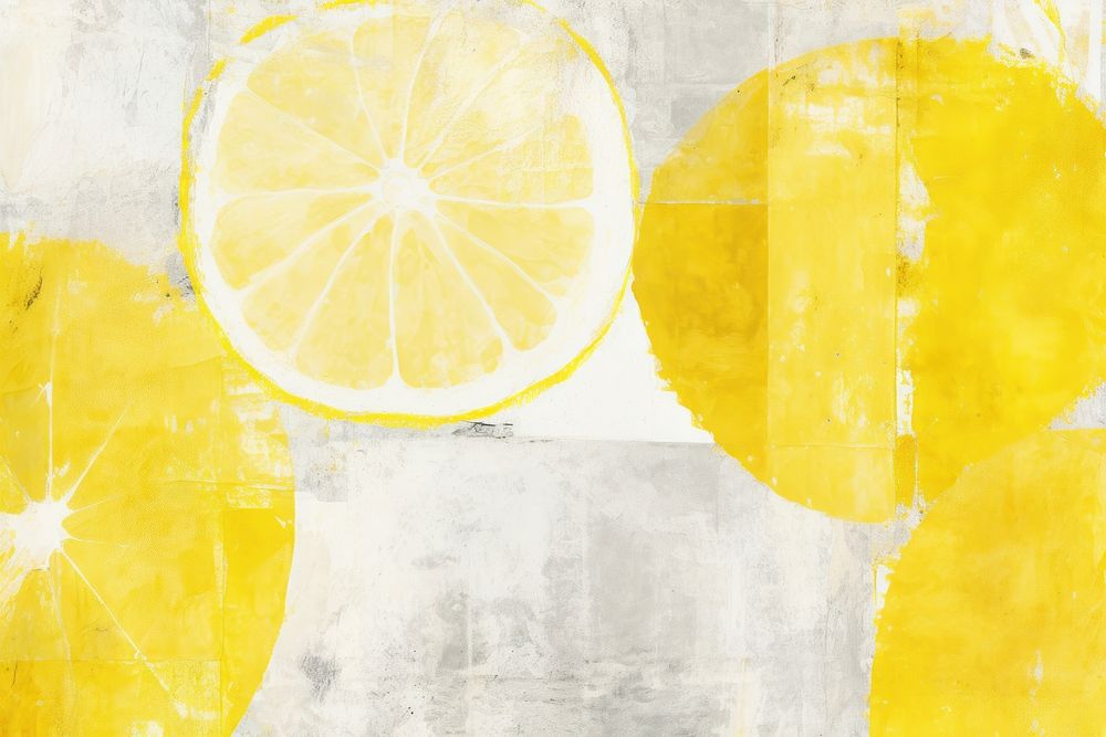 Fresh lemon pattern abstract fruit food.
