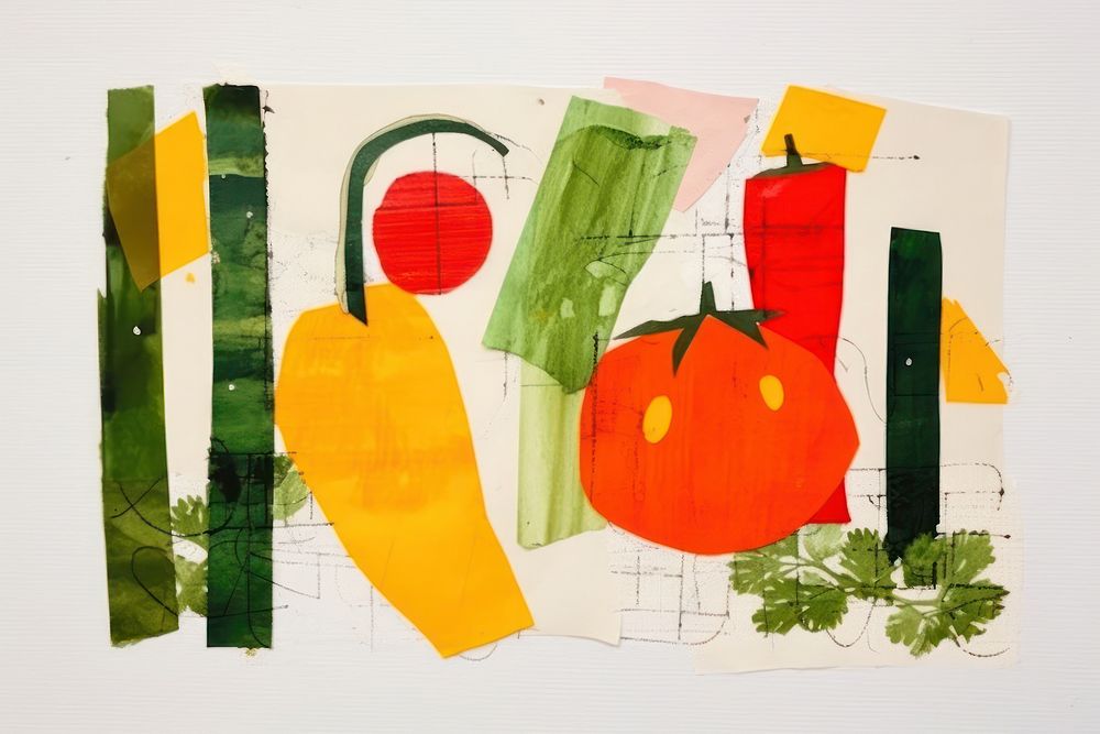 Vegetables art vegetable painting.