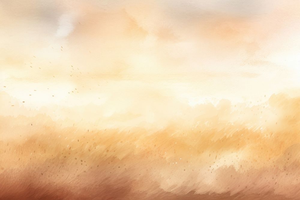 Sunset field watercolor background backgrounds outdoors painting.