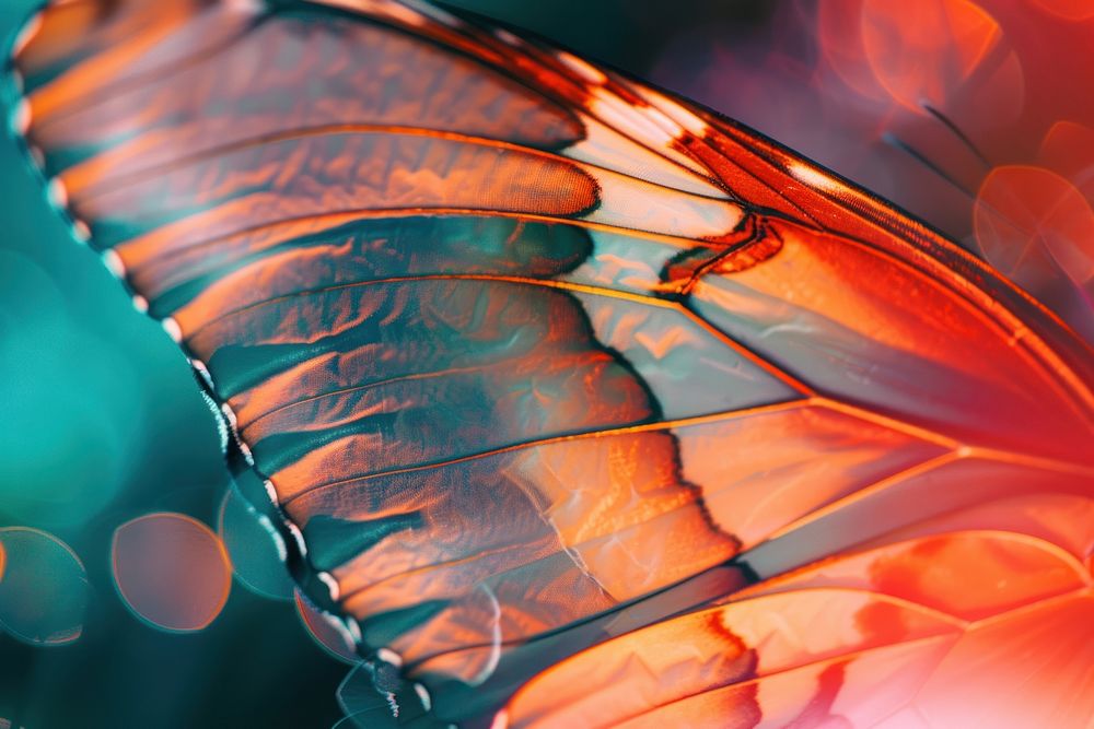 Photo of butterfly wings backgrounds insect leaf.