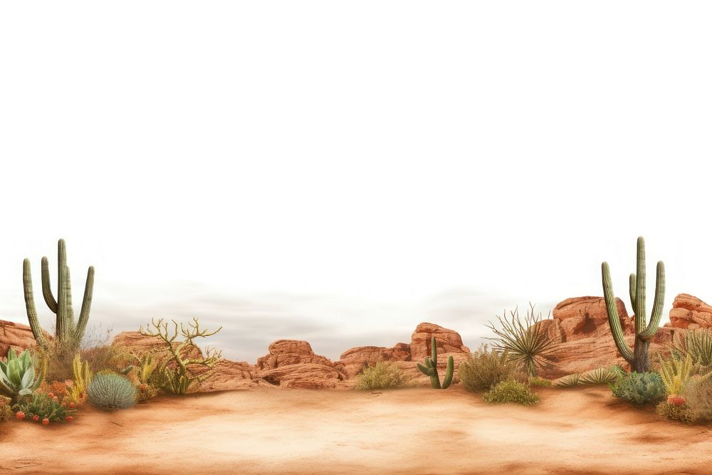 Desert landscape border nature outdoors ground.
